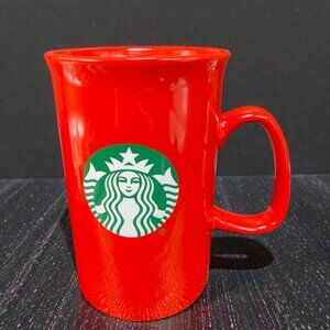 Starbucks Coffee Red Green Logo Coffee Mug Cup 11 fl oz Stoneware Mug Siren Logo